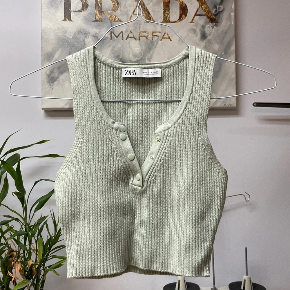 ZARA knit tank - Picture 1 of 3